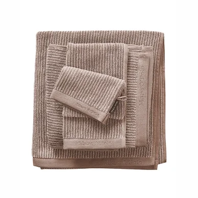 Serviette de Bain Marc O‘Polo Timeless Tone Stripe Beige Clay Haute Qualité